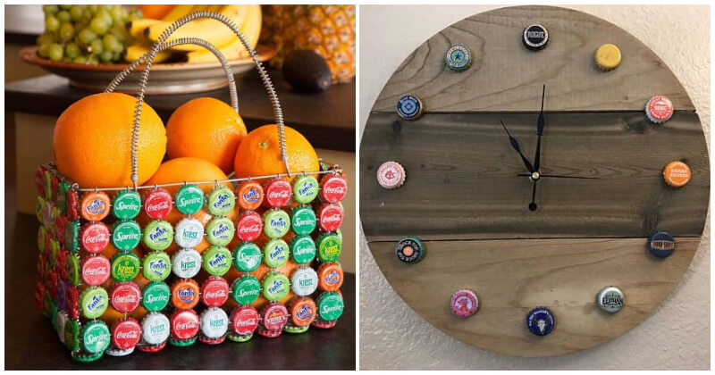 21 Unique Ideas To Reuse Bottle Caps For Beautiful Home Decorating