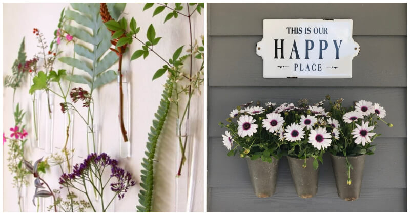 23 Impressive Hanging Vases and Planter Ideas To Decorate Your Boring Wall
