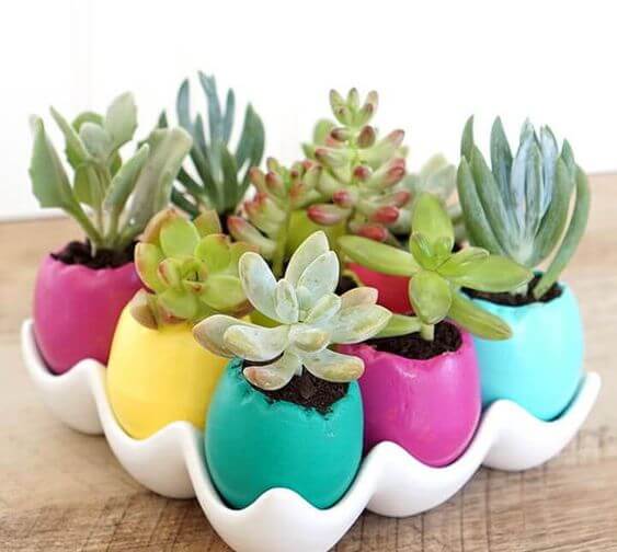 Fun eggshell craft ideas to decorate your home - 149