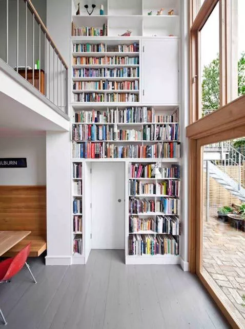 26 Shimmering Home Library Designs - 83
