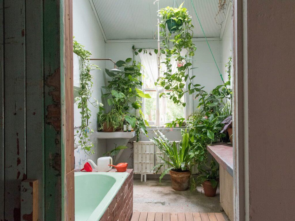 33 adorable bathroom plant shelf ideas - 265