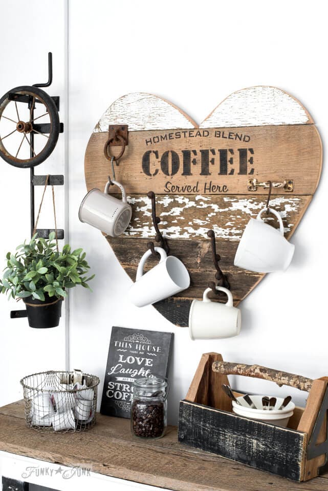 22 coffee cup holder ideas to declutter your kitchen - 79