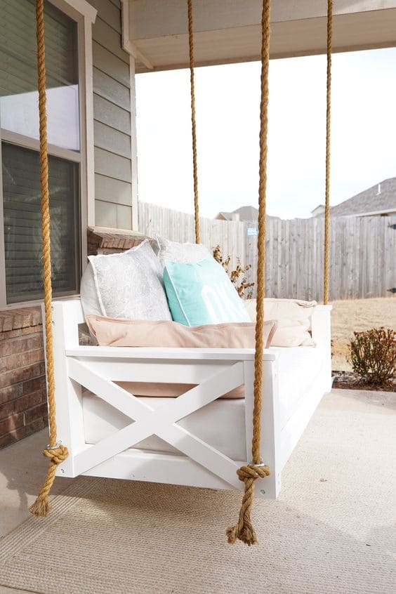 24 beautiful hanging swing ideas to relax - 67