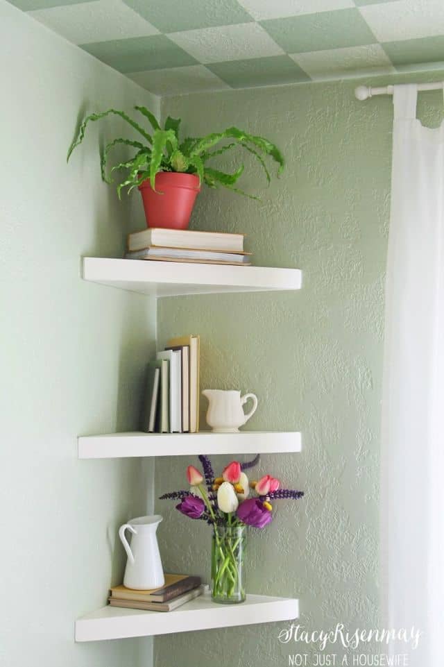 Clever corner shelving ideas to use little space efficiently - 71