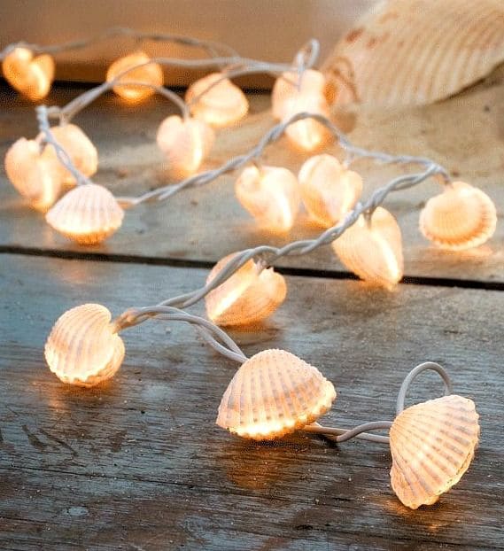 Easy DIY seashell ideas to decorate houses - 11