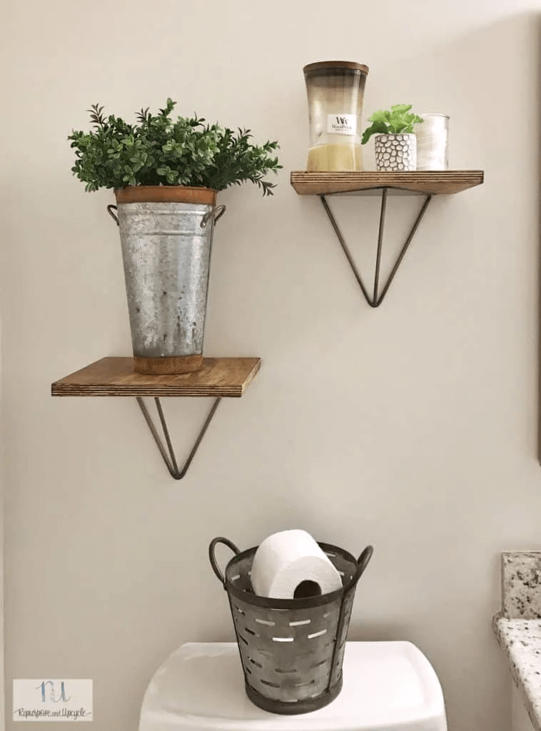 33 adorable ideas for plant shelves in the bathroom - 235