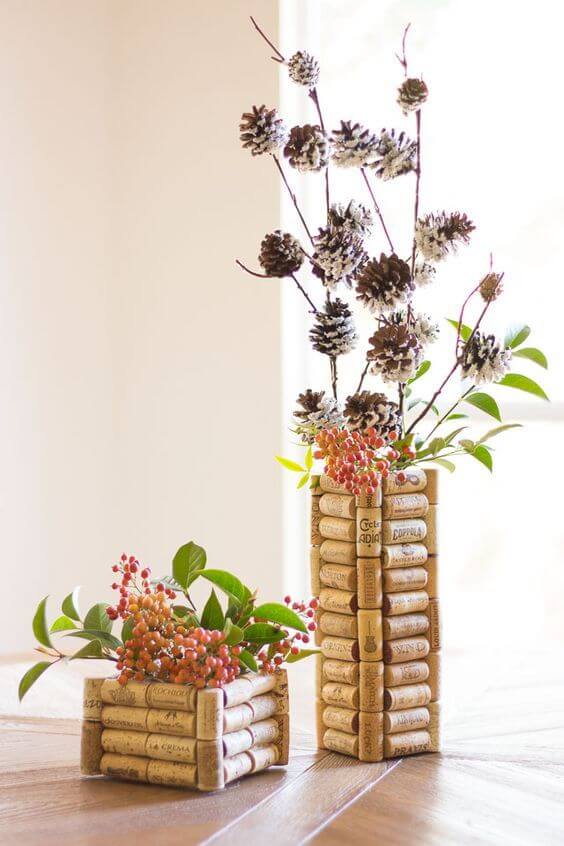 21 ideas for recycled DIY flower vases - 151