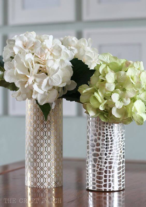 21 ideas for recycled DIY flower vases - 153
