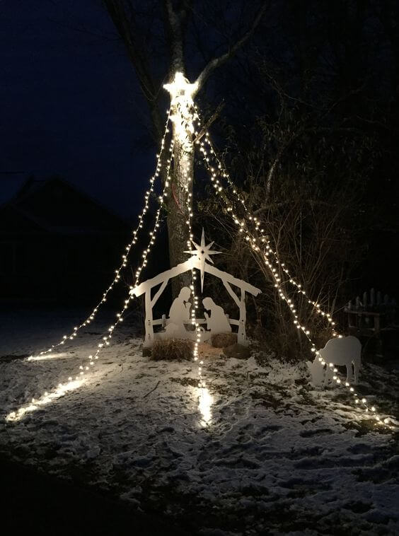 Weird DIY Backyard Christmas Tree Ideas for an Impressive Look - 121