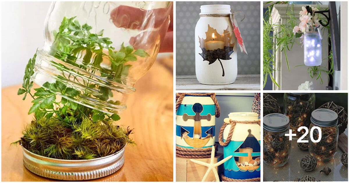 25 creative mason jar art projects