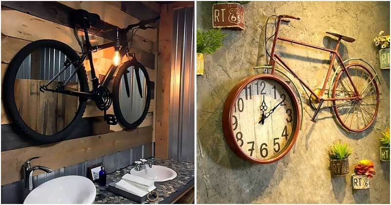 Brilliant Projects To Reuse Old Bicycles In Decorating Home