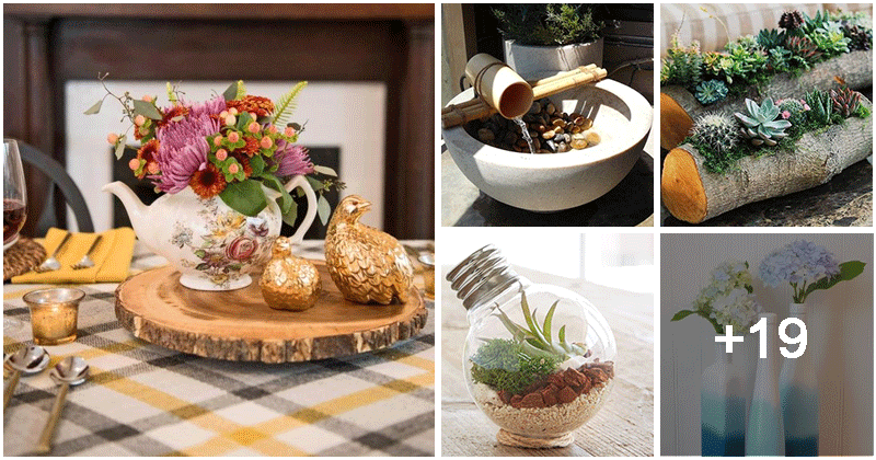 24 easy DIY ideas to place on the table