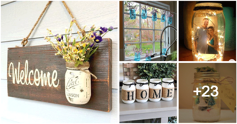 Creative Home Decor Crafts With Mason Jars