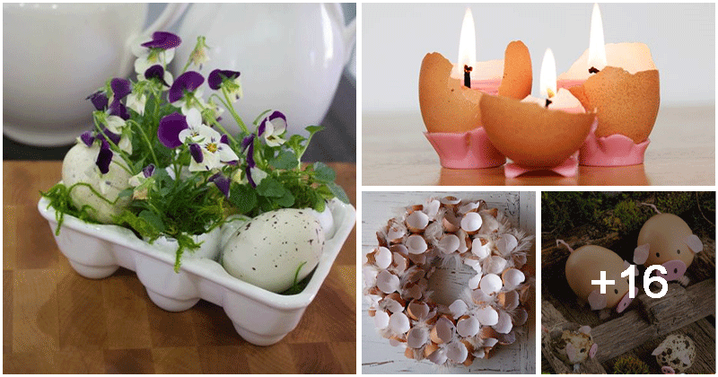 Fun Eggshell Craft Ideas to Decor Your Home