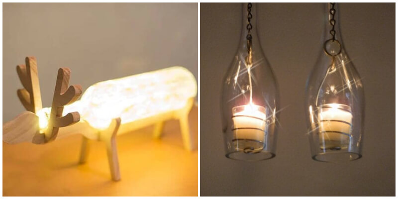 Creative DIY Bottle Lamps Decor Ideas To Decor Your Home