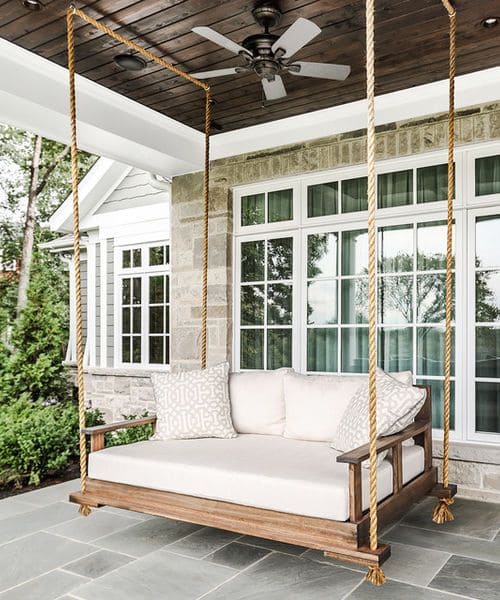 24 beautiful hanging swing ideas to relax - 75