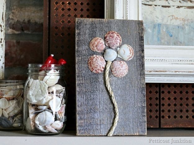 Easy DIY seashell ideas to decorate houses - 17