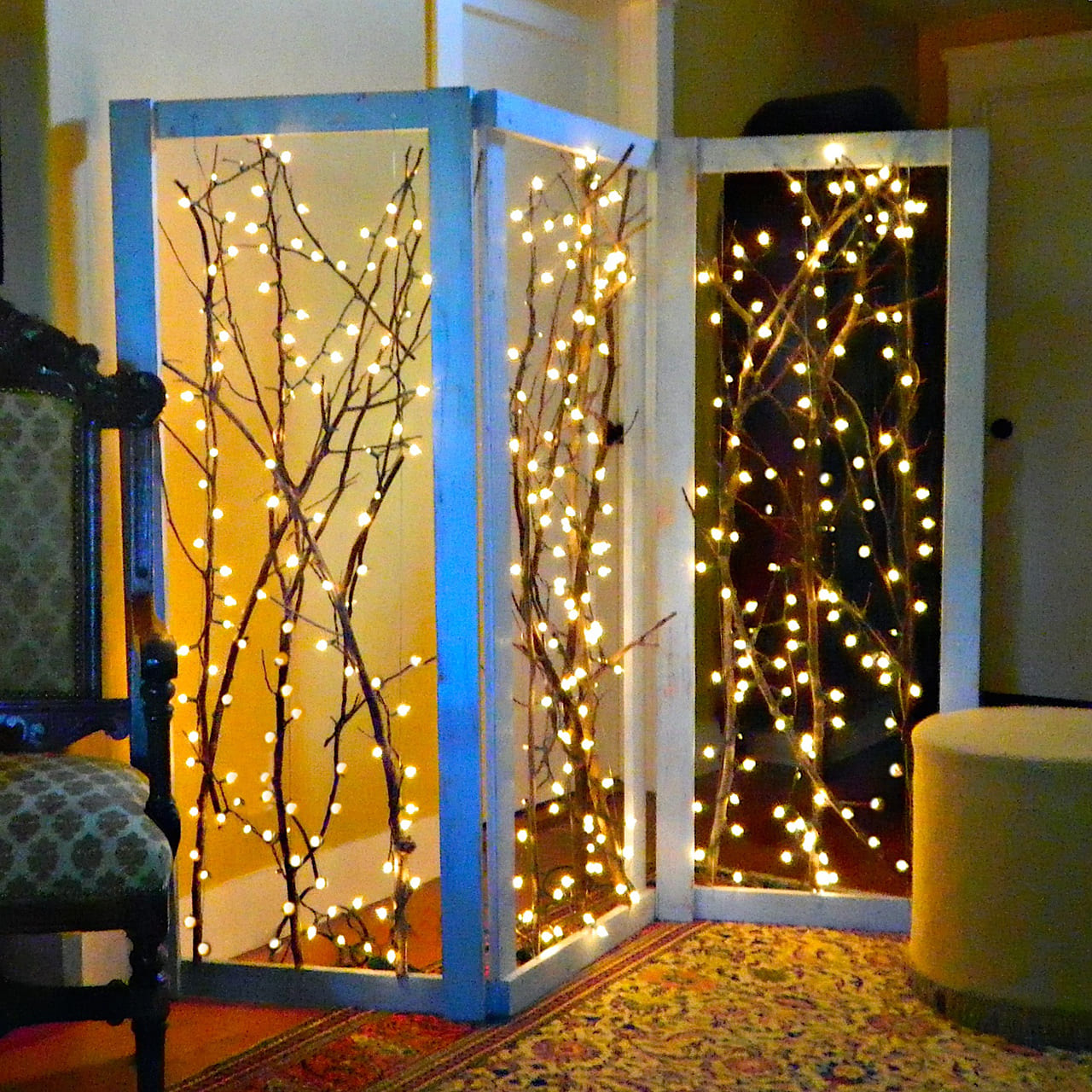 29 creative ideas to decorate your home with fairy lights - 75
