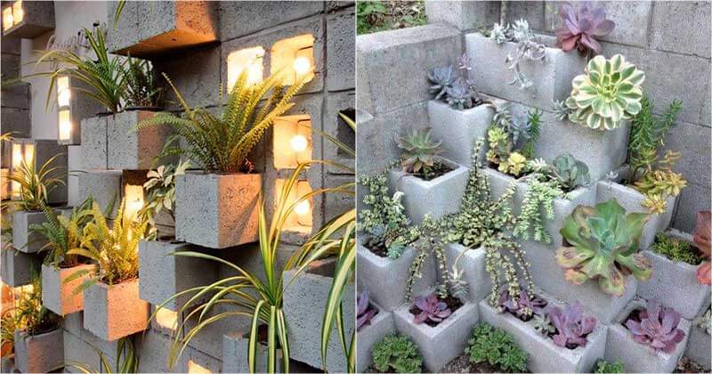 22 Awesome Cinder Block Garden Ideas