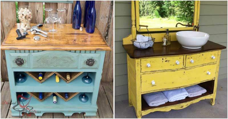 25 great ideas to repurpose old dressers - 71