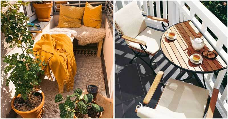 25 Clever Ways To Organize Small Balconies