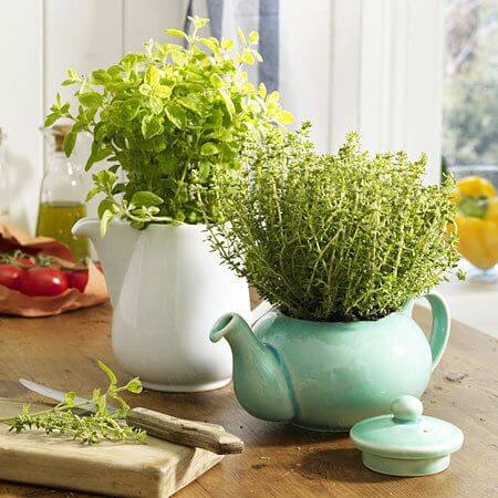 23 DIY ideas to use old teapots for home and garden - 155