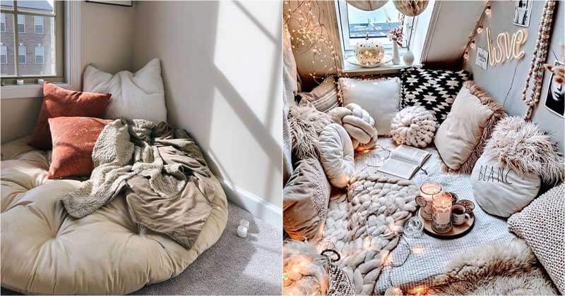 25 inspirational ideas for cozy pillow corners - 161