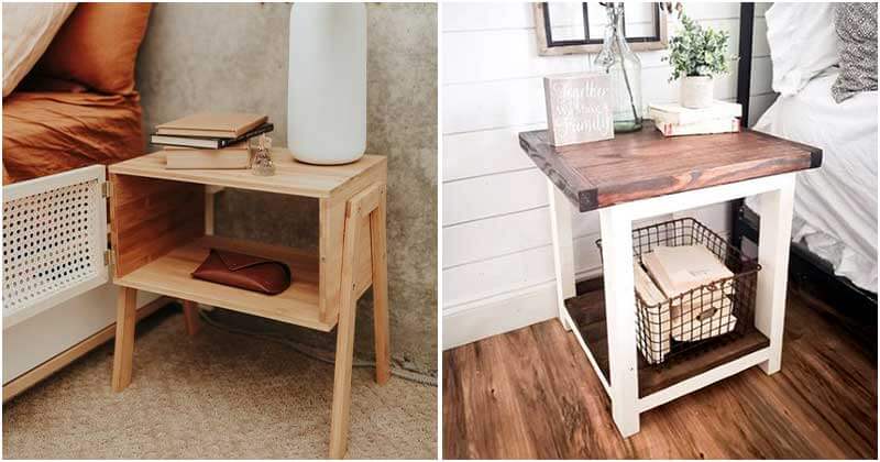 Inspiring Ideas To Make Your Own Bedside Table