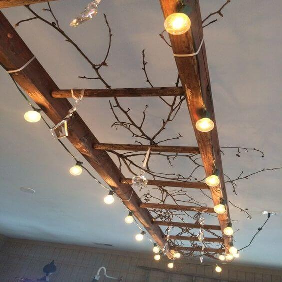 22 clever ideas for decorating with fairy lights - 147