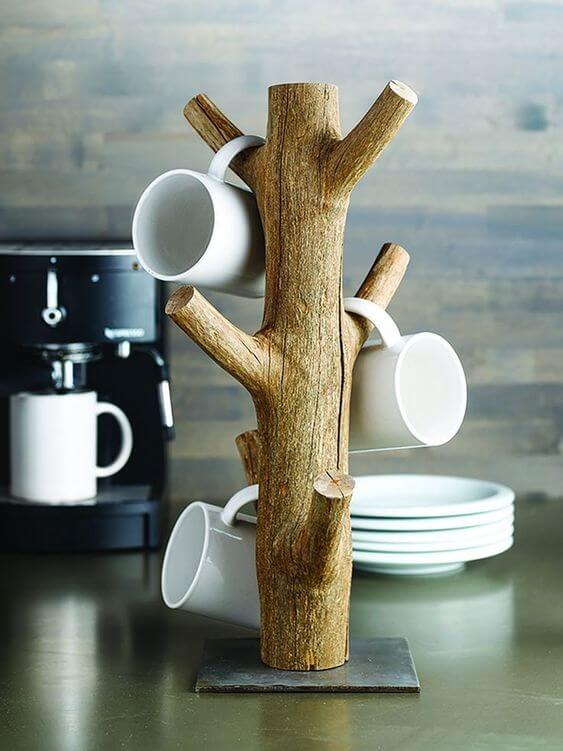 25 DIY coffee cup display ideas - 167