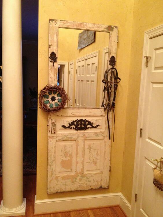 25 easy ways to turn your old doors into vintage home decor ideas - 165