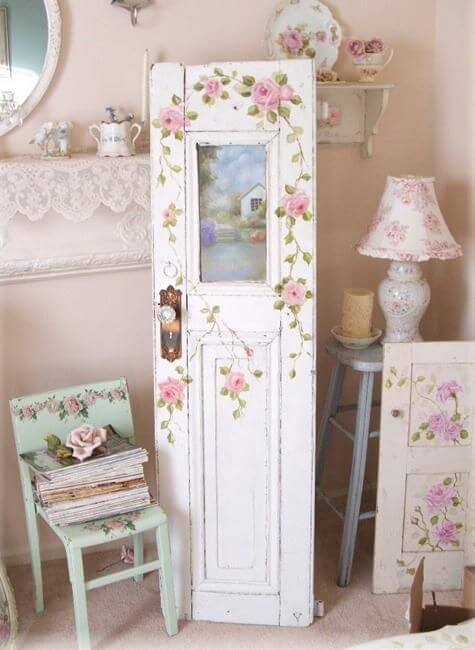 25 easy ways to turn your old doors into vintage home decor ideas - 171
