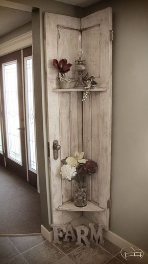 25 easy ways to turn your old doors into vintage home decorating ideas - 205