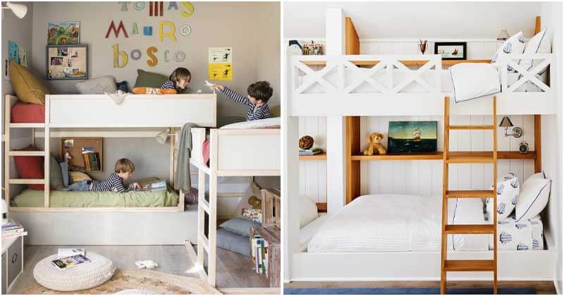 25 fantastic built-in bed ideas for children's rooms - 71