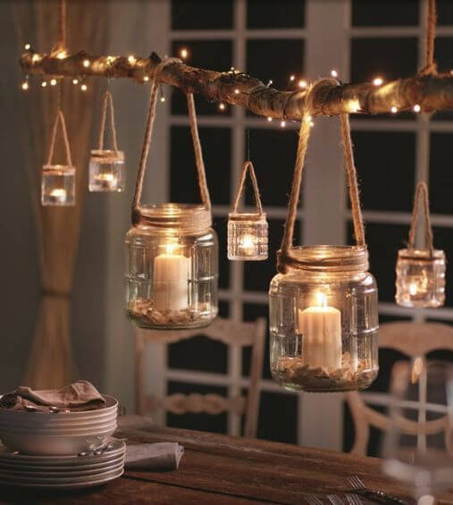 22 clever ideas for decorating with fairy lights - 151