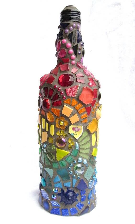 30 cool and fun glass bottle crafts - 193