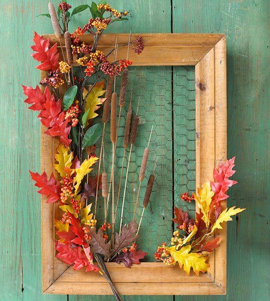 26 creative DIY ideas with old picture frames - 213