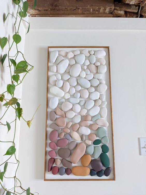 20 DIY river rock and stone ideas to decorate your home - 159