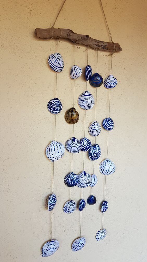 31 DIY ideas for home decoration with sea shells - 195