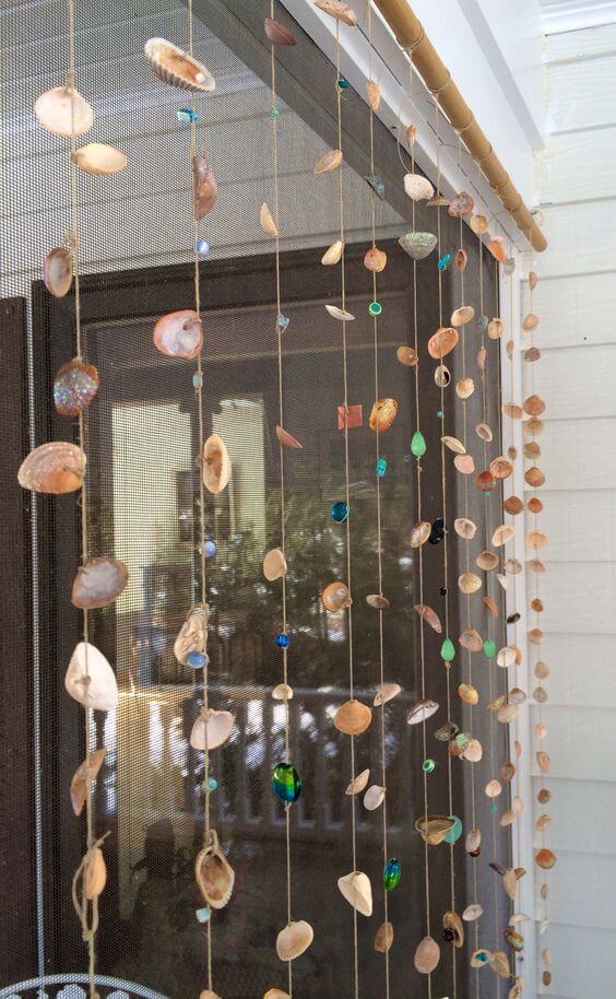 31 DIY ideas for home decoration with sea shells - 237