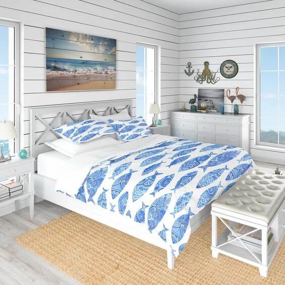 46 beautiful ways to turn your bedroom into a sea paradise - 291