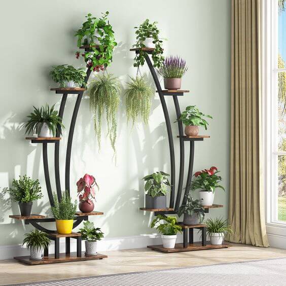 47 stunning ways to display plants in your living space - 341