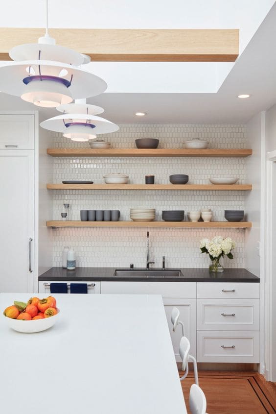 30 great ideas to make kitchen shelves - 131