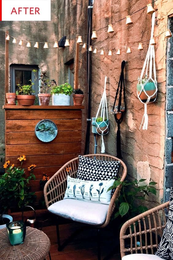 25 clever ways to organize small balconies - 89