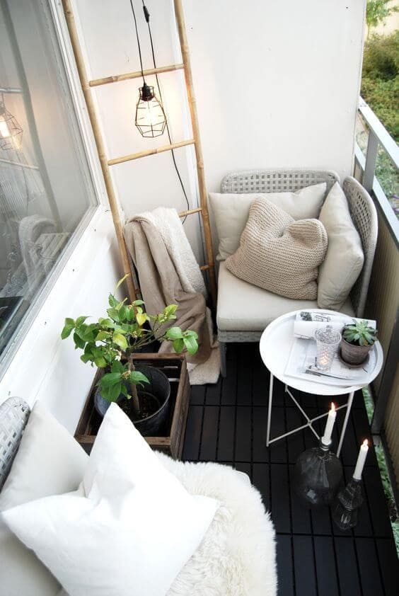 25 clever ways to organize small balconies - 87