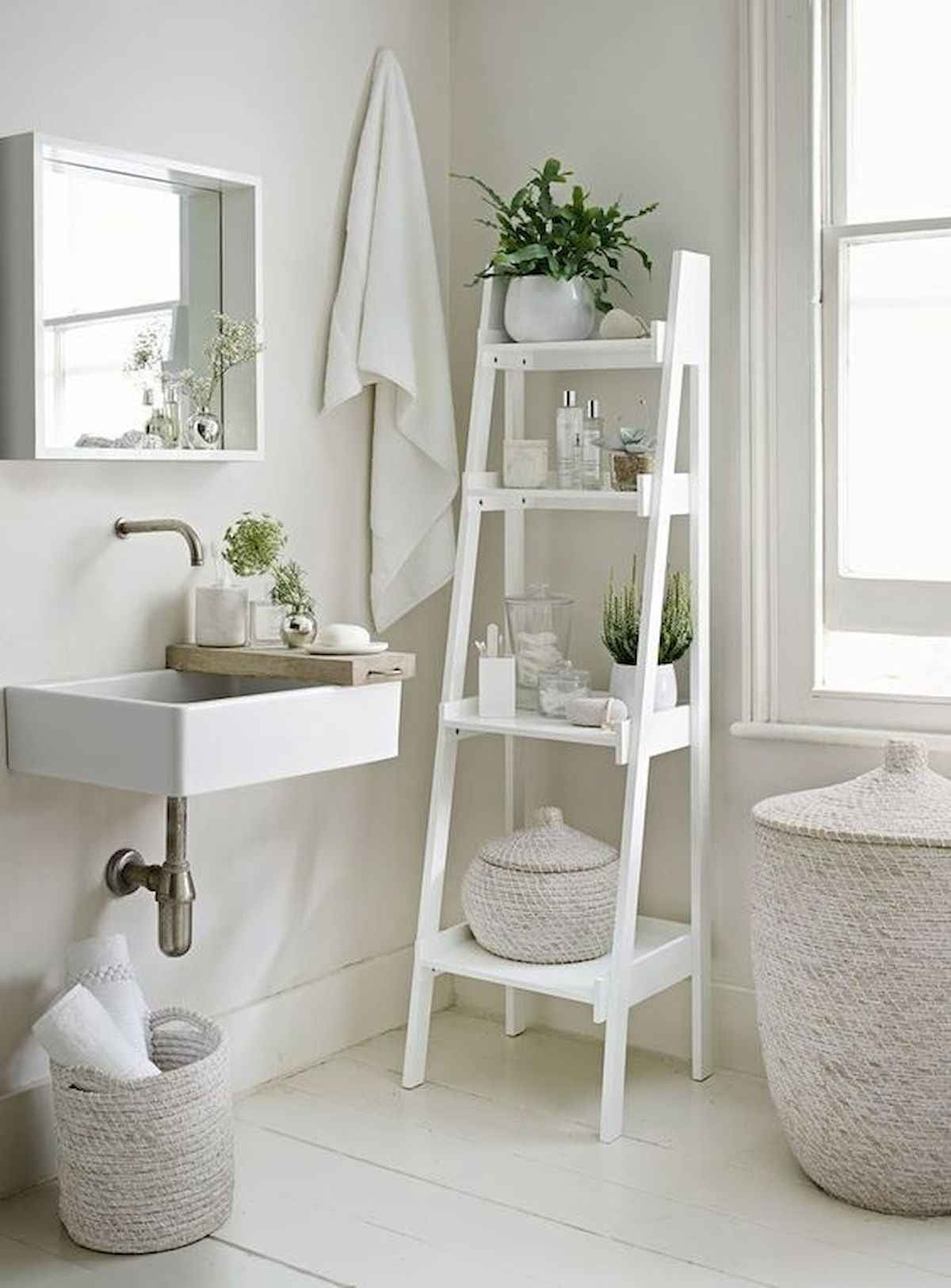 20 best ideas to make your own bathroom plant shelves - 159