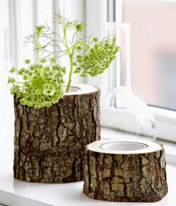 21 amazing DIY projects with tree trunks - 169