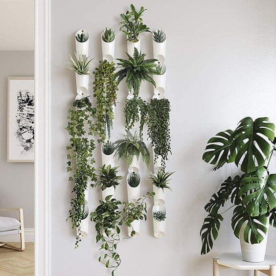 35 eye-catching indoor wall decor ideas with plants that will inspire you - 283