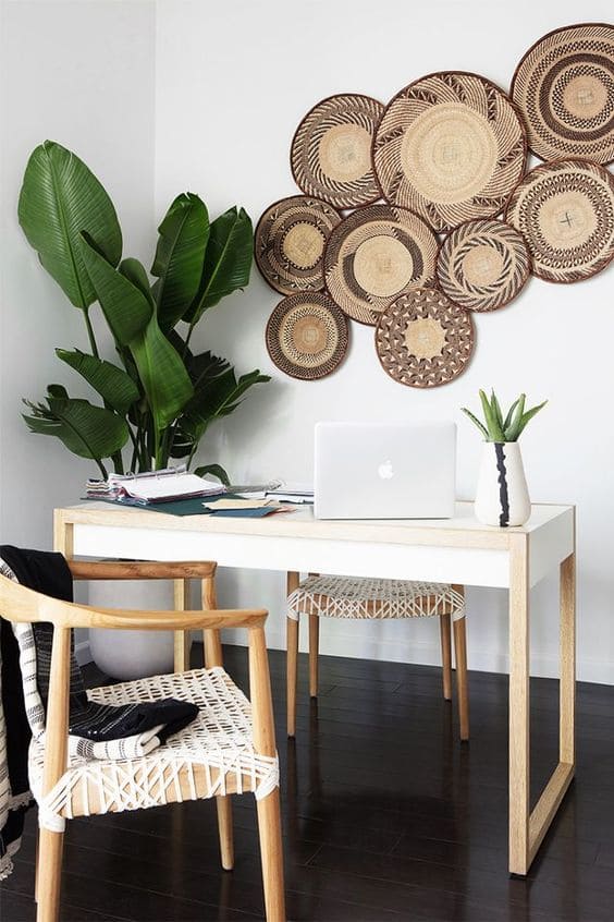 30 saggy and sophisticated boho chic home office ideas - 83
