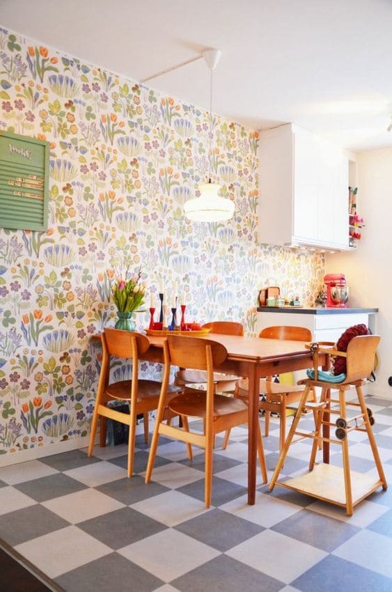 25 appealing floral wallpaper decor ideas for your rooms - 79